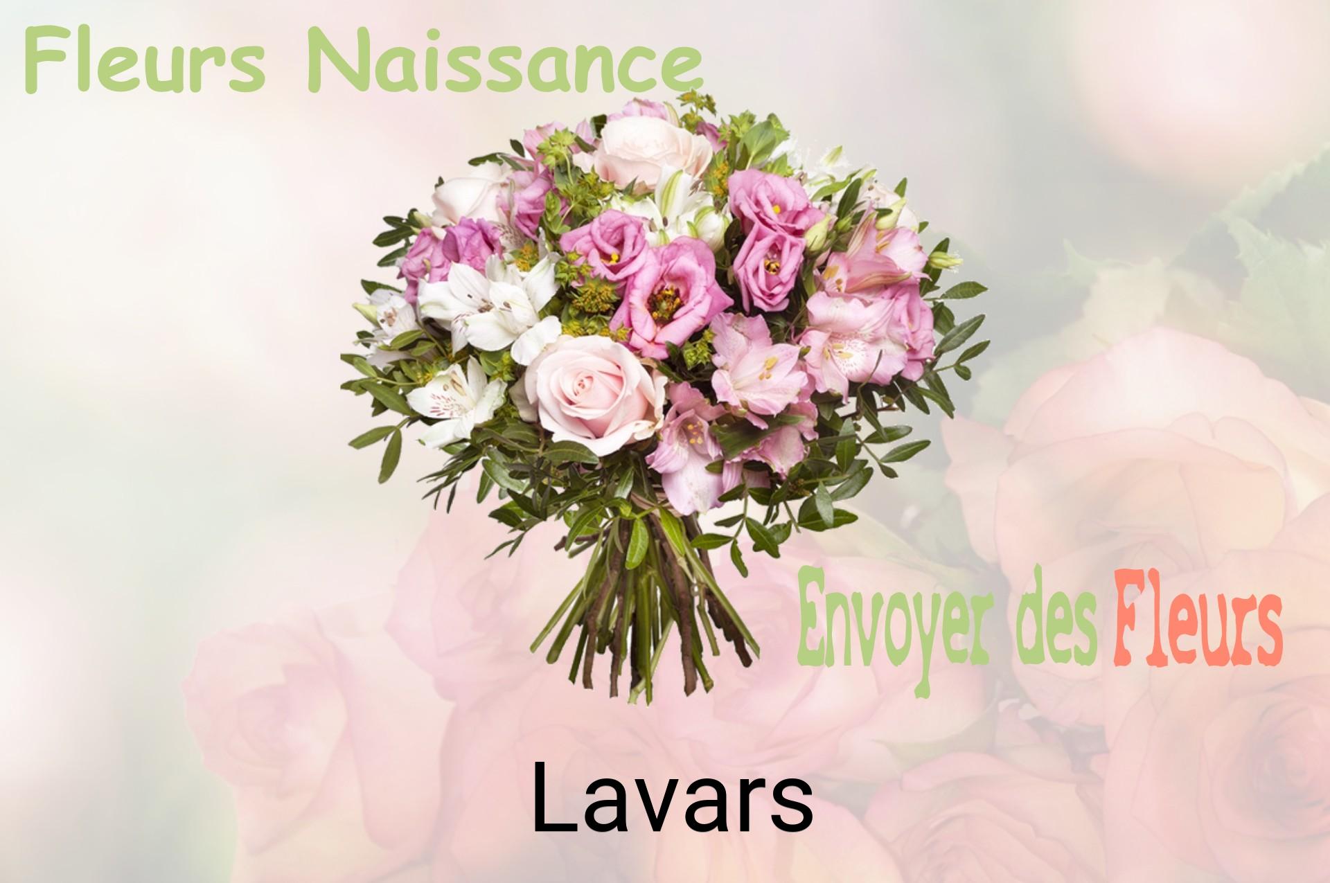 Bouquet de fleurs de naissance livré à Lavars